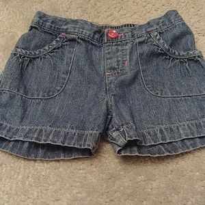 Girls sz 5 denim shorts